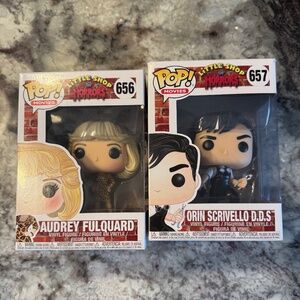 Funko Pop!  Little Shop of Horrors Audrey Fulquard #656 Orin Scrivello #657
